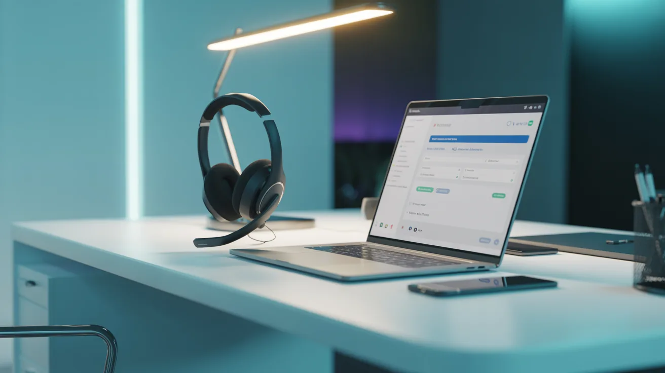 Professional communication workspace